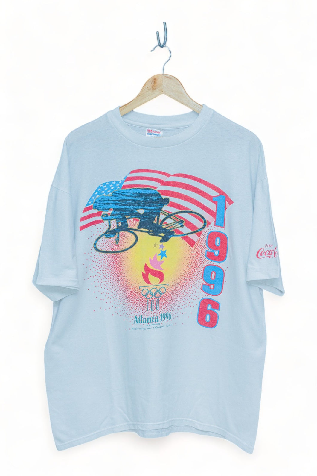 Atlanta 1996 Summer Games Cyclist T-Shirt (XL)