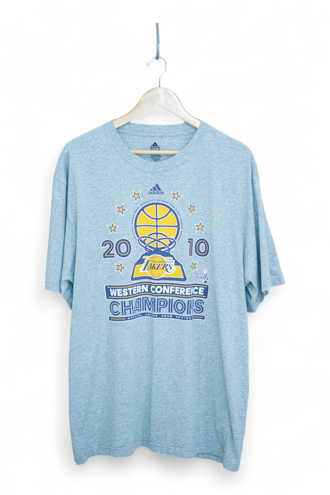 Los Angeles Lakers - 2010 NBA Western Conference Champions Adidas T-Shirt (XXL)
