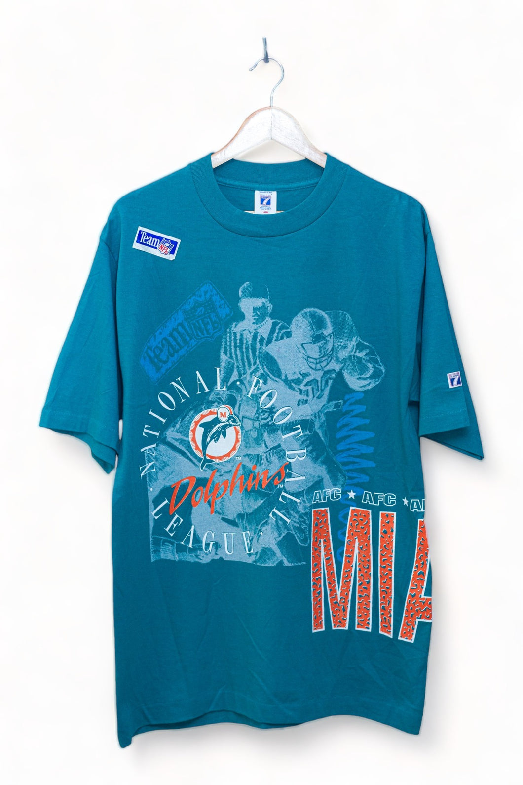 Miami Dolphins AOP - NFL Graphic T-Shirt (L)
