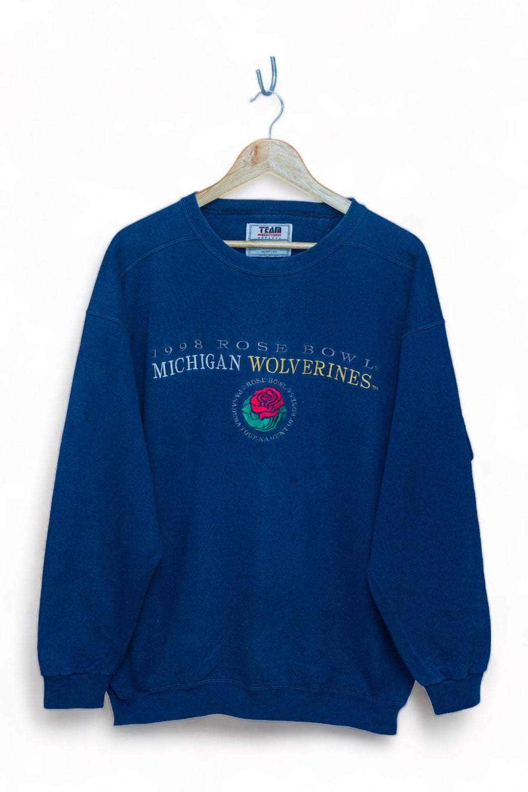 Michigan Wolverines - 1998 Rose Bowl Champions Embroidered Sweater (XL)