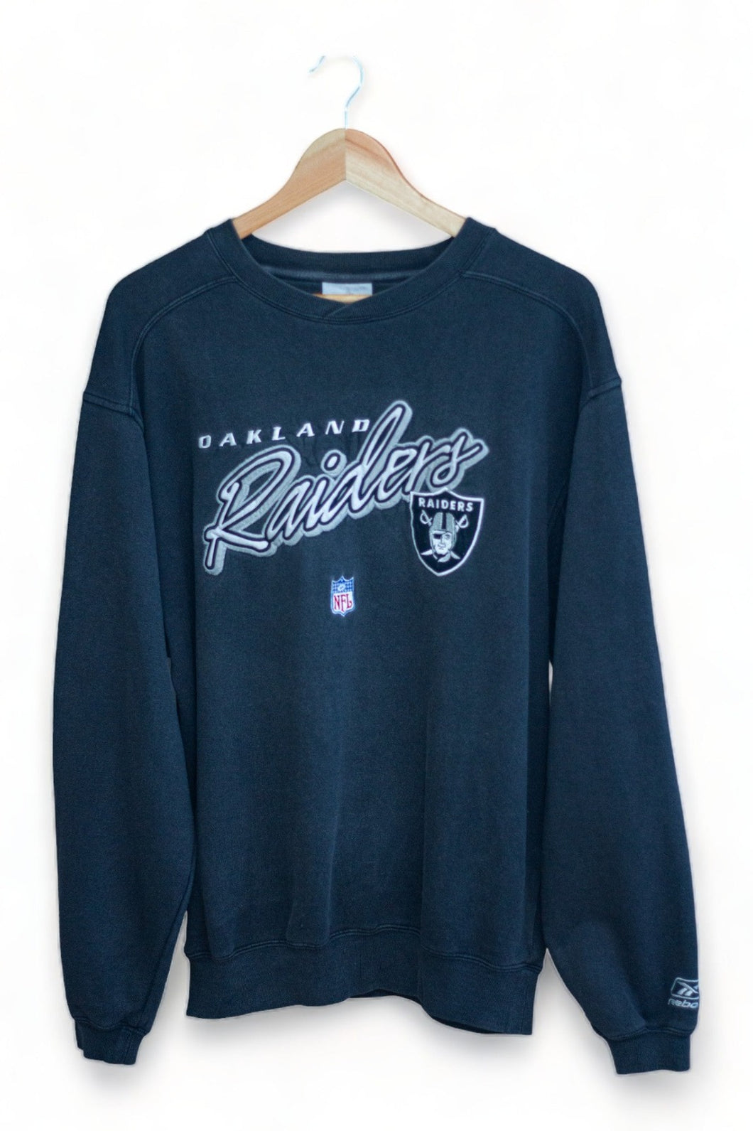 Oakland Raiders - Embroidered Reebok Sweater (M)